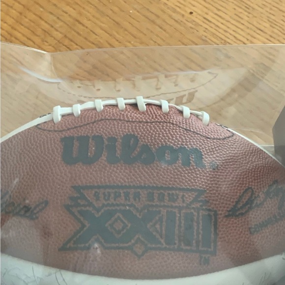 Signed 49rs Super Bowl Football - Picture 3 of 5